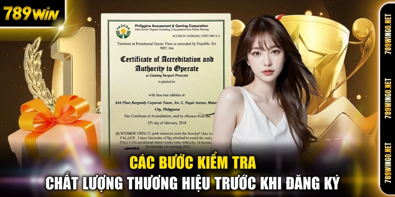 Các bước kiểm tra chất lượng thương hiệu trước khi đăng ký